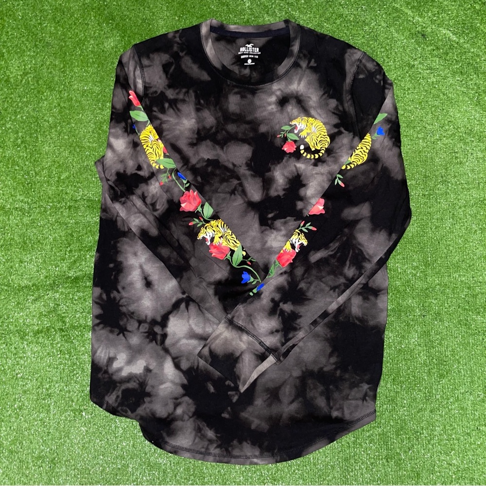 Hollister Men’s Tie Dye Long Sleeve Tee(USED)